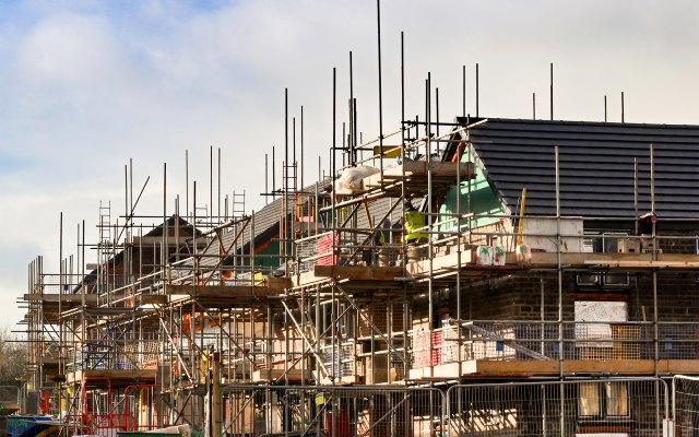 New houses being built