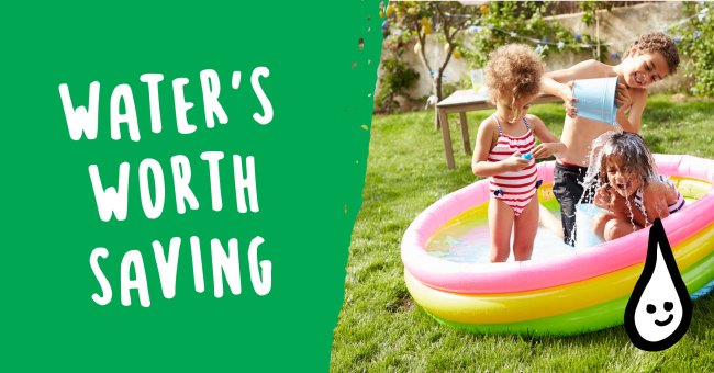 Children in a paddling pool